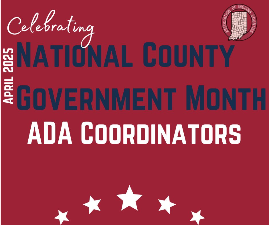 INcounties's tweet image. April is County Government & we are still celebrating our co officials and employees! We recognize our Co ADA Coordinators. Thank you for all you do for co government & for your communities. We appreciate our Co ADA Coordinators!
#countrystrong #incounties #countygovernmentmonth