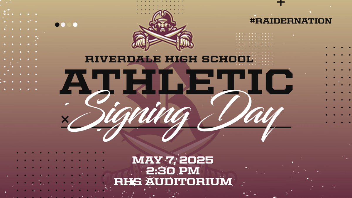 RaidersCoachP's tweet image. Excited to showcase our next-level athletes on May 7th at 2:30pm. Come out and show your support for our @RaiderAthletes as they sign their letters of intent!