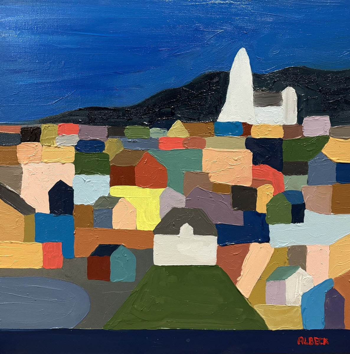 Miðbær
40x40cm olía á striga
meira í Gallerí list, Skipholti 50a