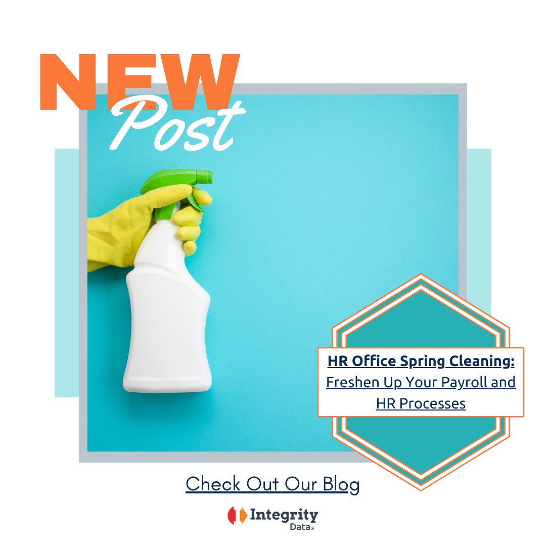 🌸 Spring Cleaning Alert! 🌸
Time to freshen up your HR and payroll processes! 🧹✨ Check out our latest blog post for practical tips on auditing, updating, leveraging tech, training, and decluttering.
Read more: integrity-data.com/blog/hr-office…
 #MSDyn365BC #payrollsolutions #MSDynGP