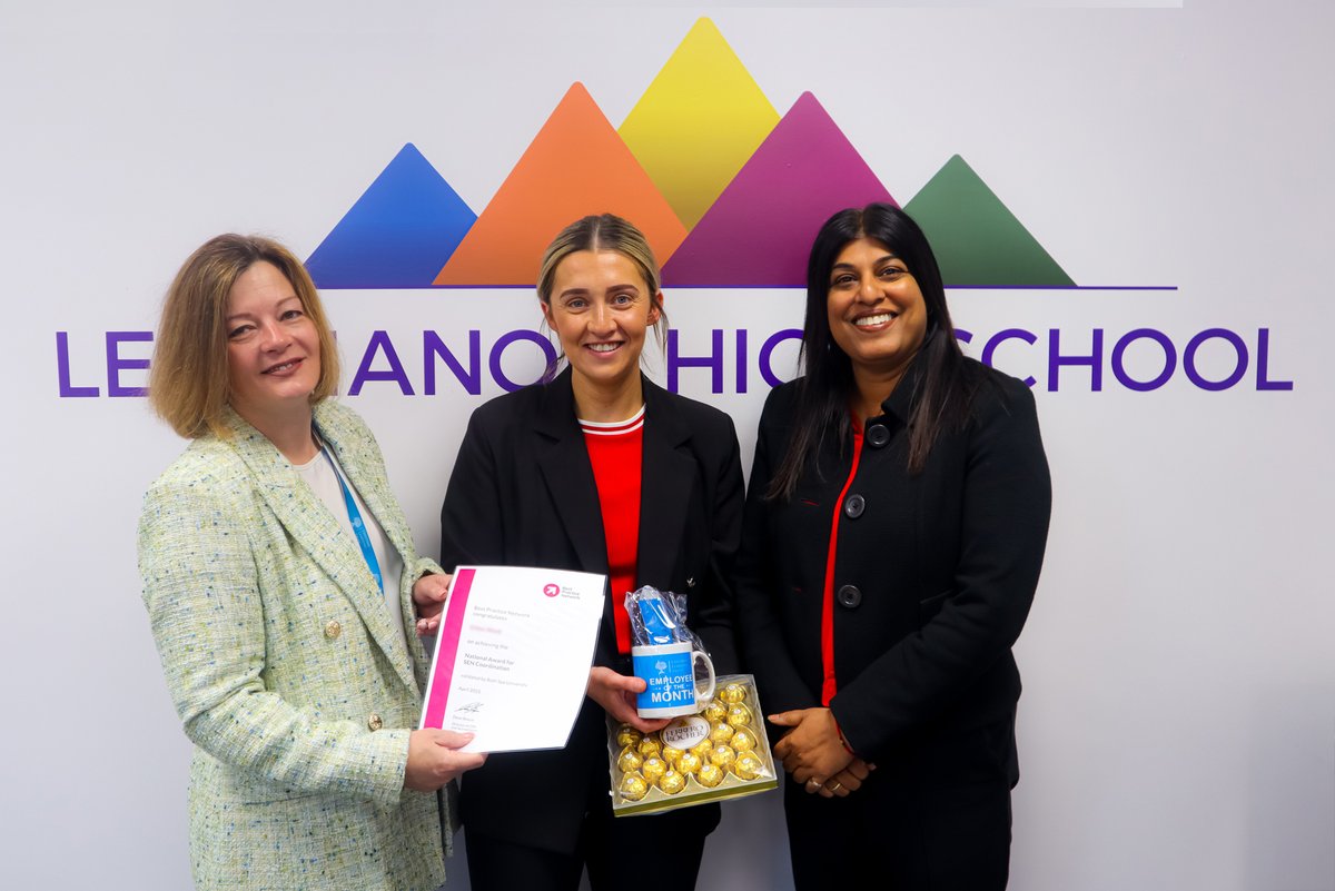 leamanorschool's tweet image. We are delighted to announce that Miss C Ward is our Employee of the Month for April!

Miss Ward has achieved the National Award for SEN Coordination (NASENCo). We are incredibly proud of her and this great achievement, congratulations!