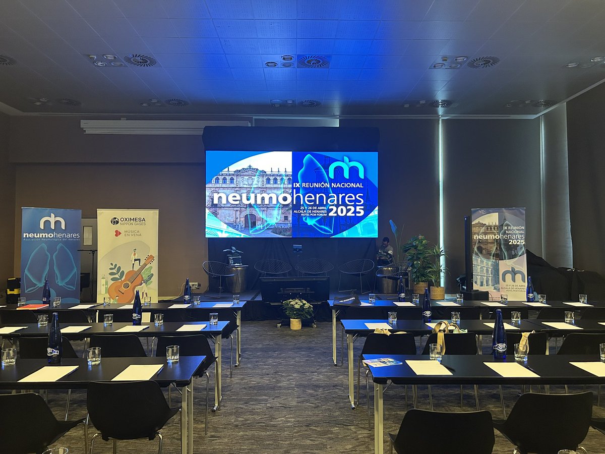 Empezamos con la IX edición de NeumoHenares #alcaladehenares #neumologia
