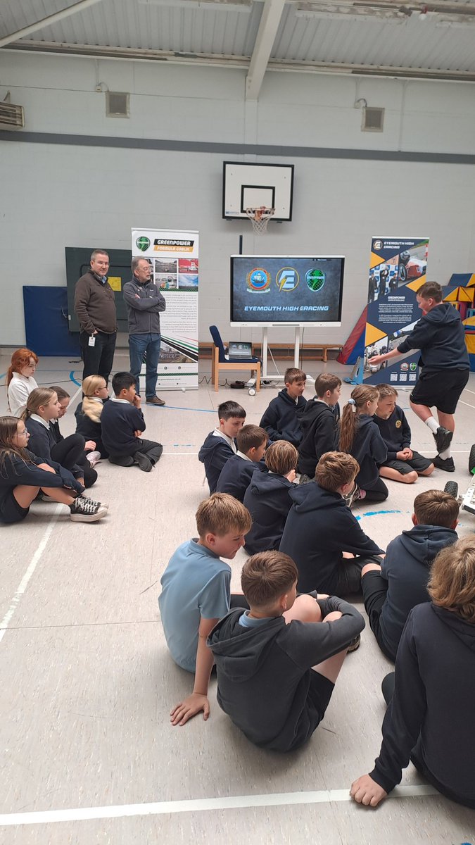Exciting  morning  as we set  our
  Goblin challenge  to Eyemouth Primary  school 
<a href="/greenpower_team/">Greenpower</a> 
<a href="/SBCEducation1/">SBC Education</a> 
<a href="/JimClarkTrust/">The Jim Clark Trust.</a>