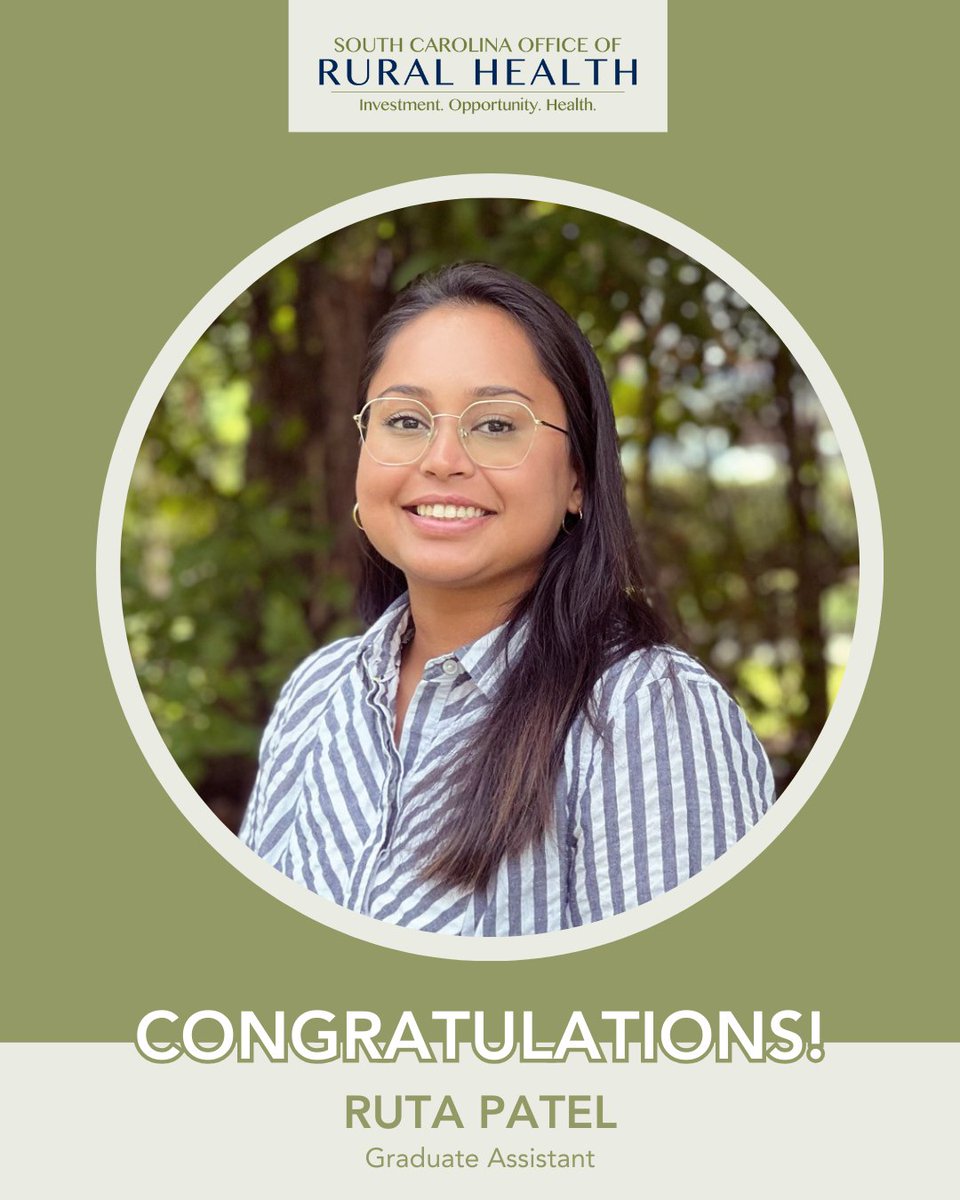 🎉 Congratulations to SCORH Graduate Assistant Ruta Patel! 🎉

We’re thrilled to celebrate Ruta as she wraps up her assistantship with SCORH and graduates this May from the USC!

Way to go, Ruta! SCORH is cheering you on every step of the way! 💙