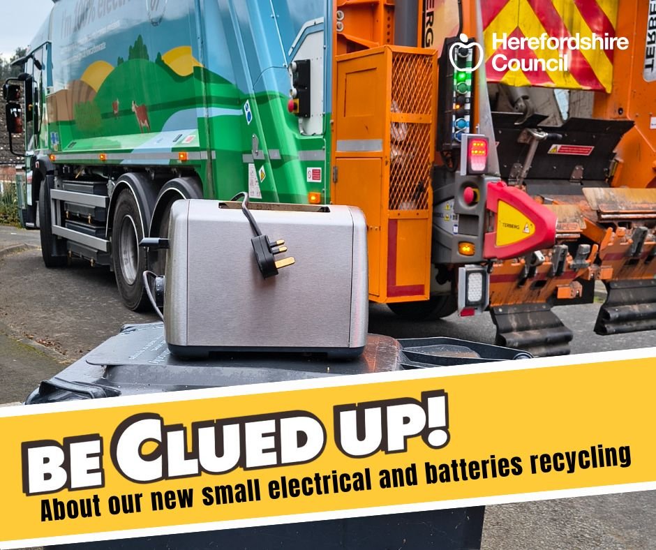 Don’t forget you can put out your batteries and small electric items for recycling each week for BOTH your recycling and household waste collections 

Just place them on top of your green or black bin and put your batteries in a bag 

For more visit 🔽 
orlo.uk/dQEj9