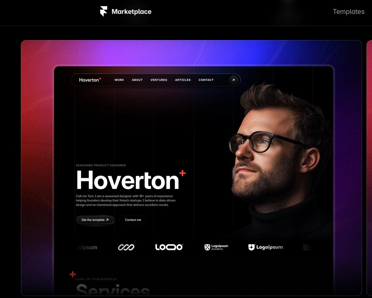 It’s Here! 🚨 Obsidianite - my new @Framer template just landed in the Official Marketplace.

Today afternoon I am sending 🎁 24 hour GIVEAWAY through my newsletter ✉️. Last minutes to catch it! Subscibe with the link below: