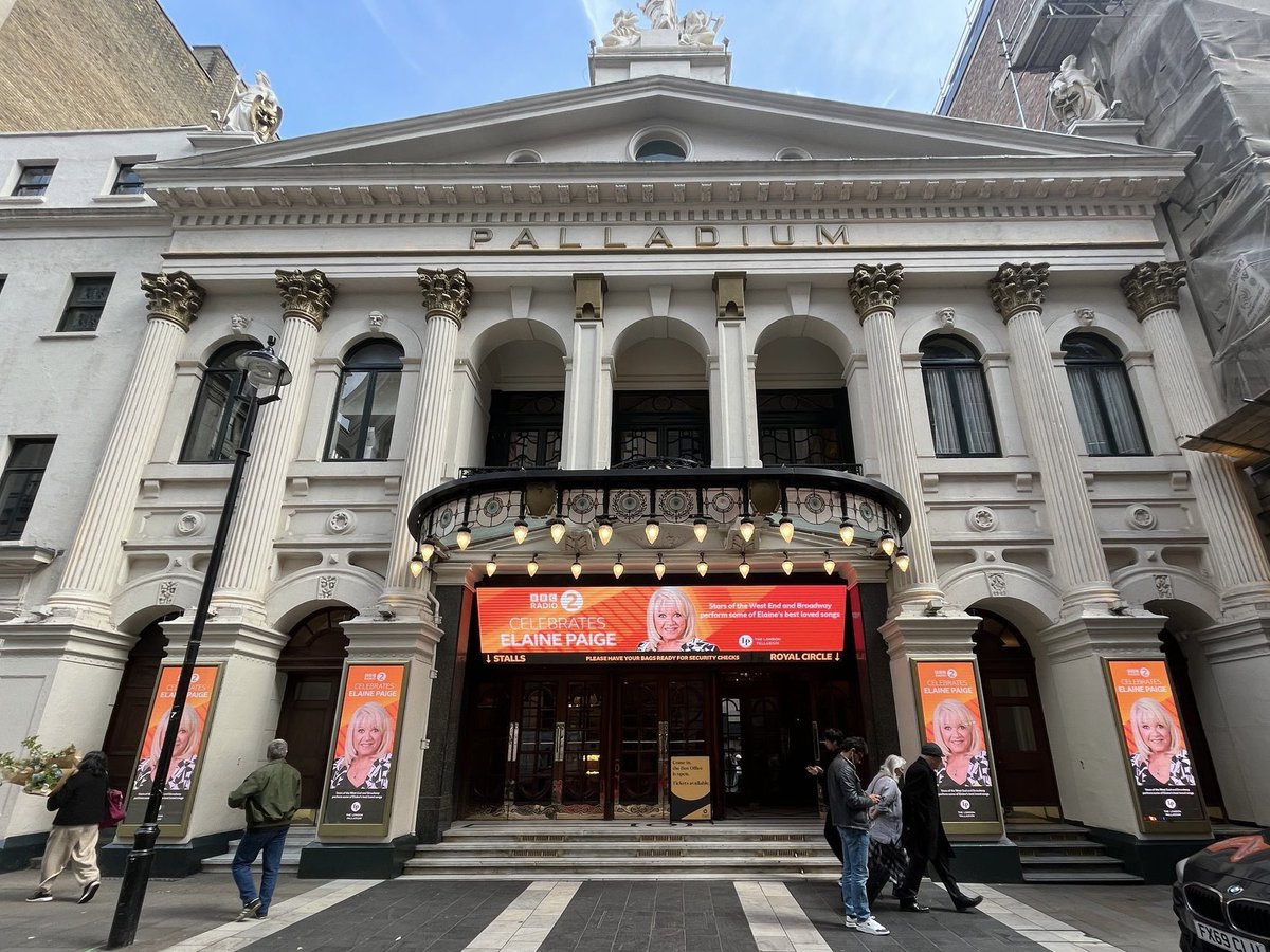 The <a href="/LondonPalladium/">The London Palladium</a> is <a href="/elaine_paige/">Elaine Paige</a> ready ❤️ So exciting!
