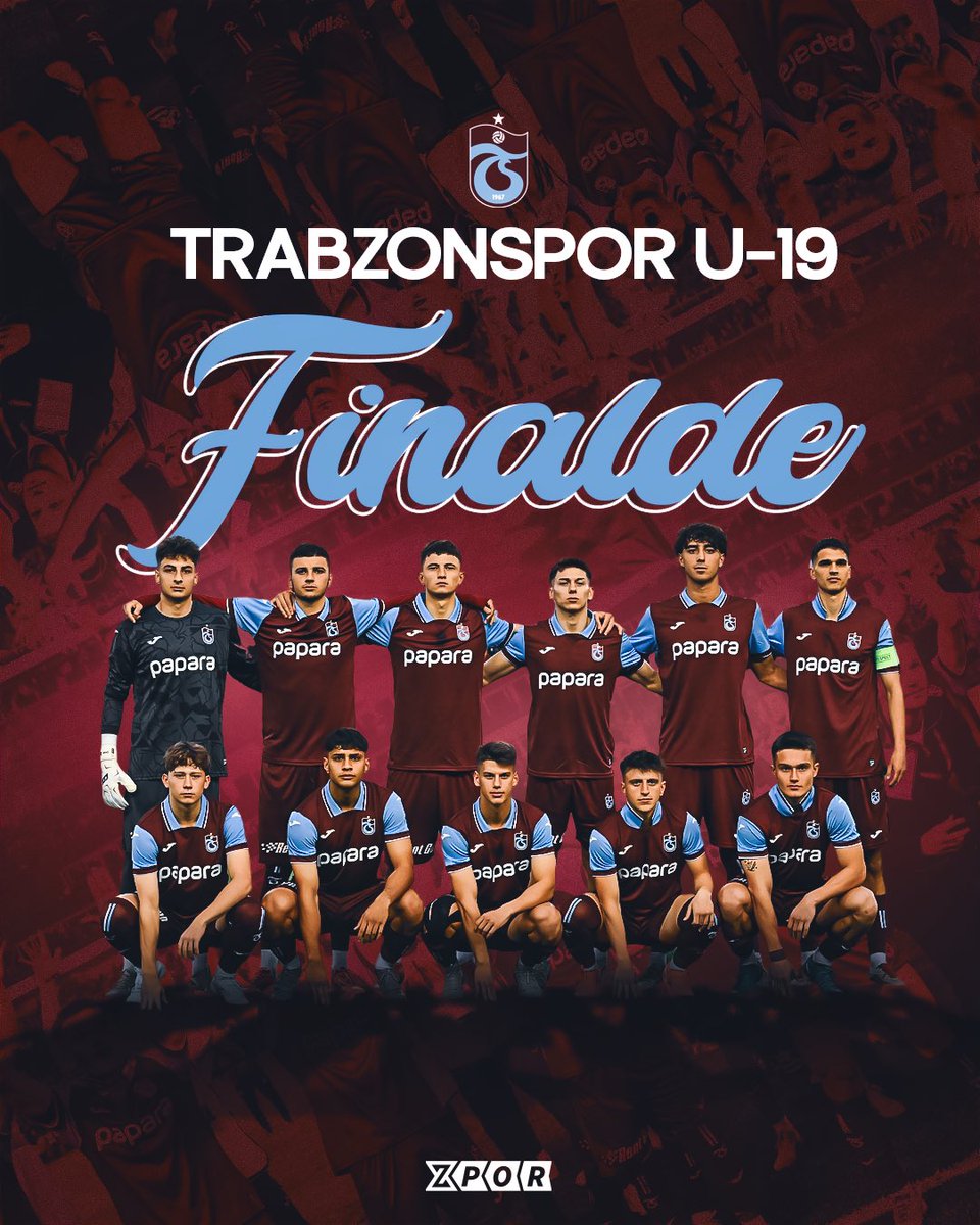 🇹🇷 GURURUMUZSUNUZ ÇOCUKLAR! 

👏 Trabzonspor U19 Takımı, Uefa Gençlik Ligi'nde finalde!