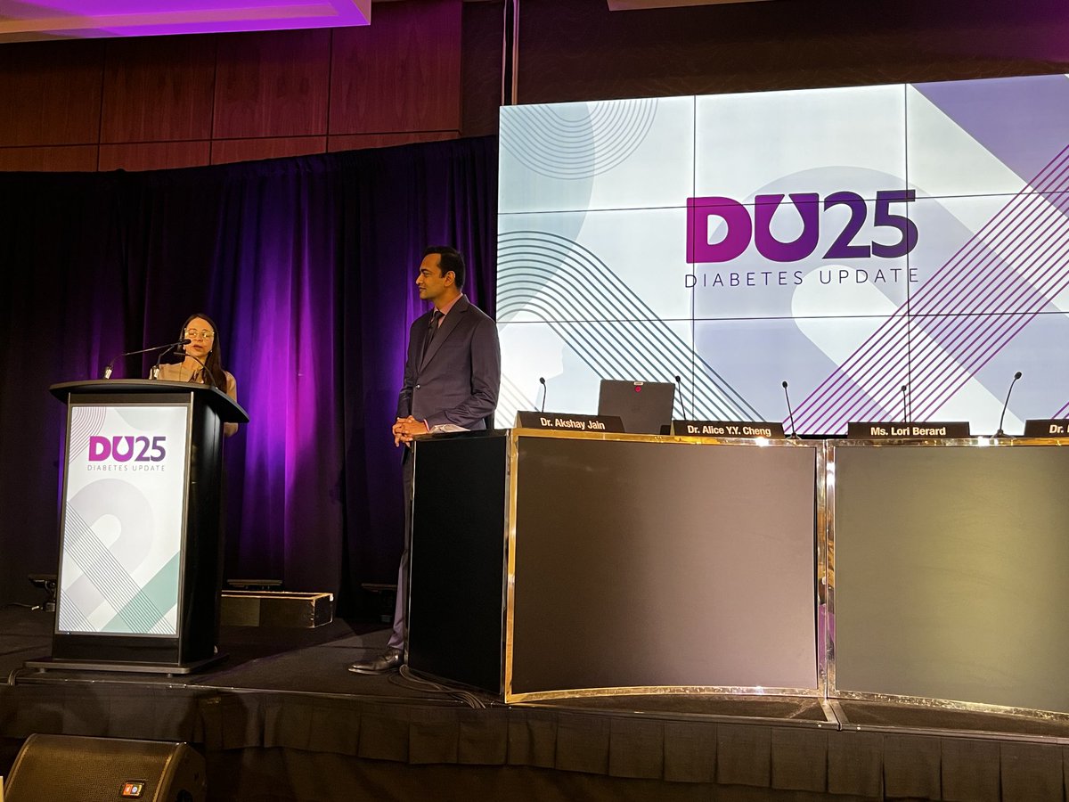 Dr. Alice Cheng (@aliceyycheng) on Twitter photo Official kickoff of the diabetes portion of #DUO25 by co-chairs <a href="/AlannaWeisman/">Alanna Weisman</a> <a href="/AkshayJainEndo/">Akshay Jain MD, FRCPC, FACE</a> Official kickoff of the diabetes portion of #DUO25 by co-chairs <a href="/AlannaWeisman/">Alanna Weisman</a> <a href="/AkshayJainEndo/">Akshay Jain MD, FRCPC, FACE</a>