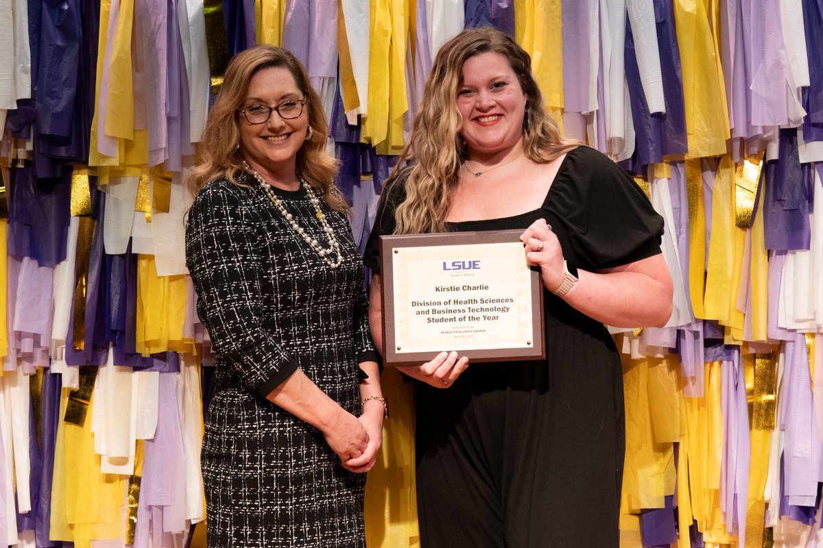 LSUEunice's tweet image. Some of the best of our best were honored Thursday night at the annual Bengal Excellence Awards. Students were recognized for outstanding contributions to the classroom and our community. We are so proud of the work all of our students put in to make LSUE what it is today!