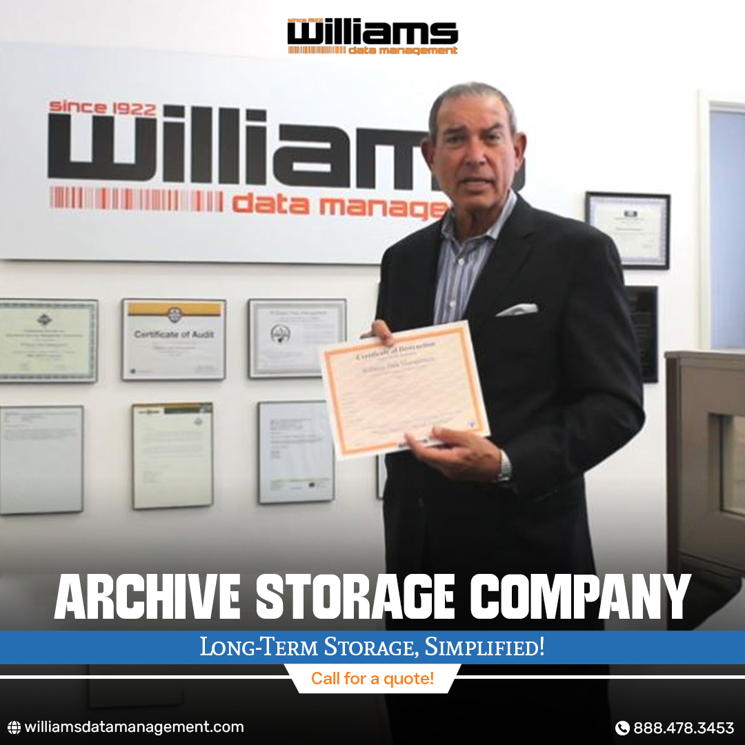 Williams_Data_'s tweet image. Need a safe place for old records? Our archive storage company has you covered! Store with confidence—let’s talk today!

Call for a quote! 

williamsdatamanagement.com

#ArchiveSolutions #RecordsManagement #SecureStorage