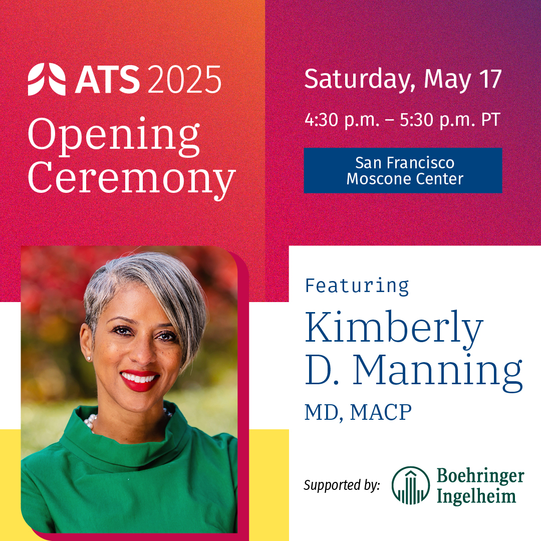 American Thoracic Society (ATS) (@atscommunity) on Twitter photo Be sure to check out trailblazing physician, educator, and storyteller Kimberly D. Manning, MD, MACP, at #ATS2025! Dr. Manning (<a href="/gradydoctor/">Kimberly D. Manning, MD, MACP</a>) will kick off ATS 2025 with an inspiring keynote on Saturday, May 17. The ATS thanks Boehringer Ingelheim Pharmaceuticals, Inc. for its Be sure to check out trailblazing physician, educator, and storyteller Kimberly D. Manning, MD, MACP, at #ATS2025! Dr. Manning (<a href="/gradydoctor/">Kimberly D. Manning, MD, MACP</a>) will kick off ATS 2025 with an inspiring keynote on Saturday, May 17. The ATS thanks Boehringer Ingelheim Pharmaceuticals, Inc. for its