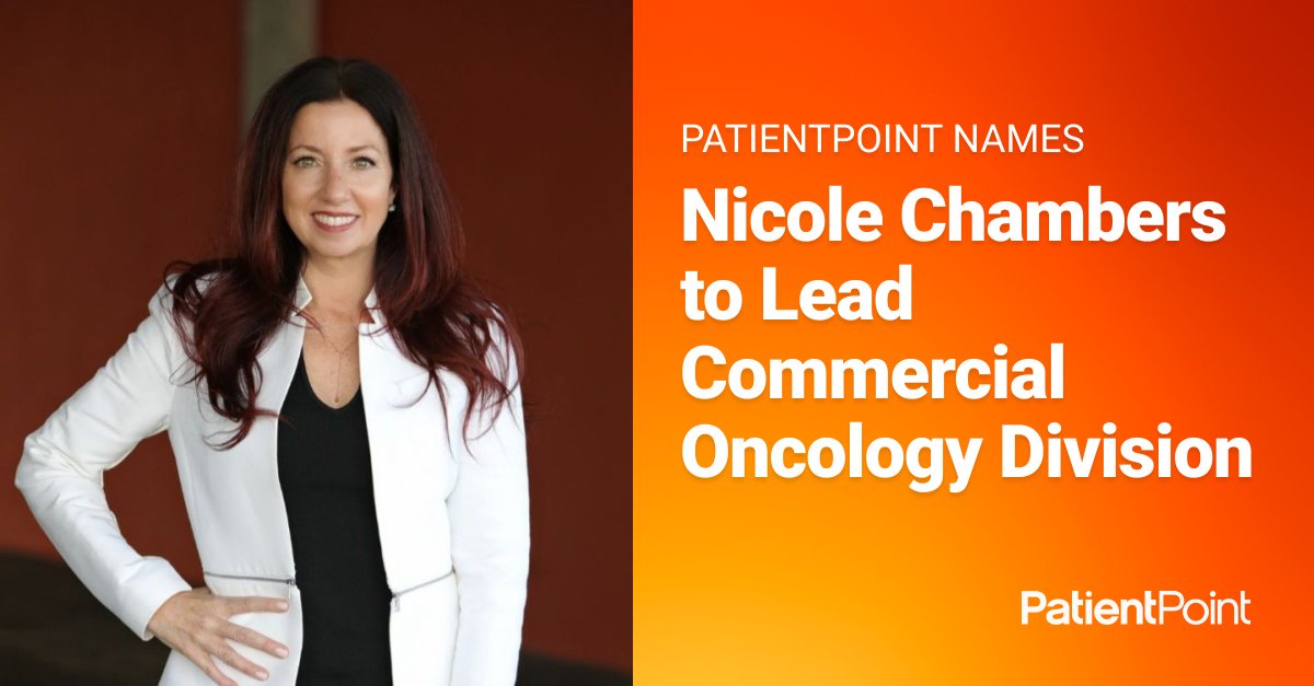 NEWS: PatientPoint Names Industry Veteran, Nicole Chambers to Lead Commercial Oncology Division

Read more: bit.ly/4lZuW1I