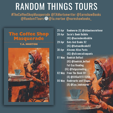 Random Things Tours 🇺🇦 (@randomttours) on Twitter photo Bookworm: The Coffee Shop Masquerade- Blog tour laugherandthunderstorms.blogspot.com/2025/04/the-co…
<a href="/TAMortonwriter/">T A Morton</a> #RandomThingsTours <a href="/skbookwormfever/">Laughter and Thunderstorms (skbookwormfever)</a> Bookworm: The Coffee Shop Masquerade- Blog tour laugherandthunderstorms.blogspot.com/2025/04/the-co…
<a href="/TAMortonwriter/">T A Morton</a> #RandomThingsTours <a href="/skbookwormfever/">Laughter and Thunderstorms (skbookwormfever)</a>
