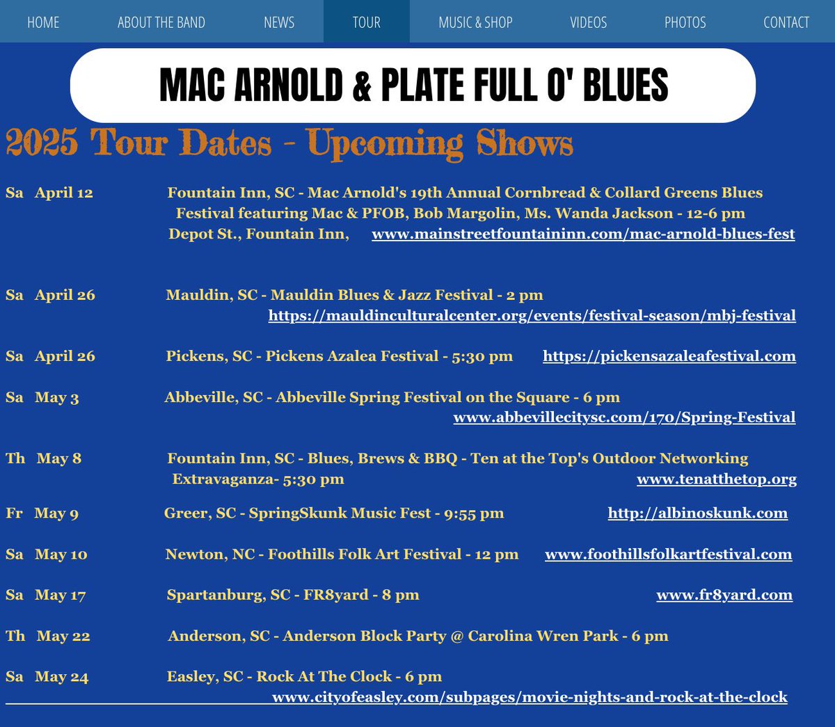 April May dates….
Stay tuned…
ricklatham.net