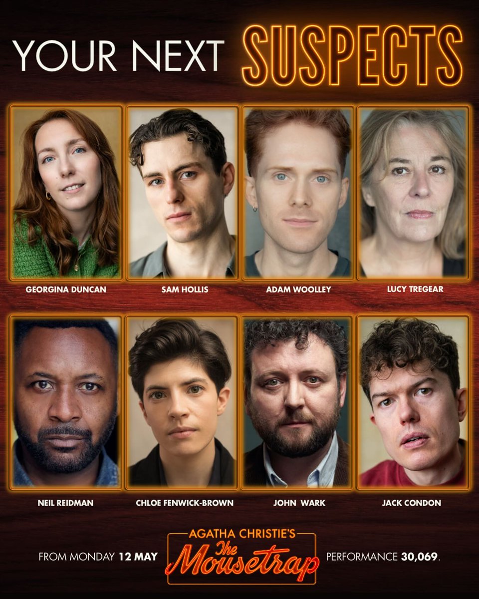MacFarlaneChard's tweet image. The fabulous Lucy Tregear is back in the West End in another Christie classic @MousetrapLondon