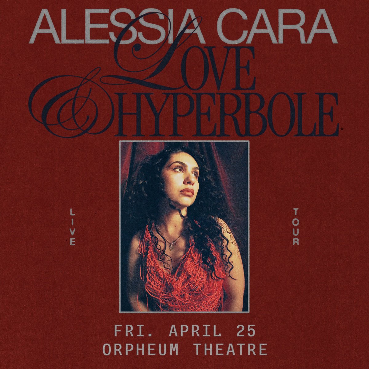 Alessia Cara is coming to LA! 🎶✨ Catch her Love &amp; Hyperbole Tour for a night of heartfelt lyrics &amp; powerhouse vocals live at the Orpheum Theatre! 📅 Apr 25 📍 Orpheum Theatre 🅿️ PARK AT JOE'S: #826 S Broadway 🔗 laorpheum.com/calendar/aless… #AlessiaCara  #LiveMusicLA #DTLA