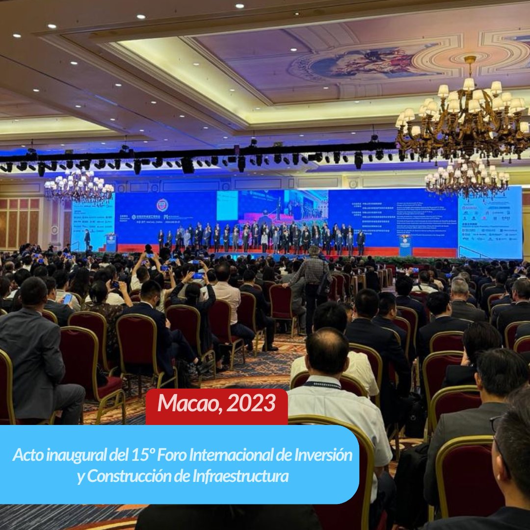 ACCACh's tweet photo. 📍Macao, 2023
Fuimos invitados al 15º Foro Internacional de Inversión y Construcción de Infraestructura (#IIICF).
Participaron más de 3000 delegados de 70 países.
Un espacio clave para conocer tendencias globales en obra pública, urbanismo y financiamiento. https://t.co/REWZJSf2JX