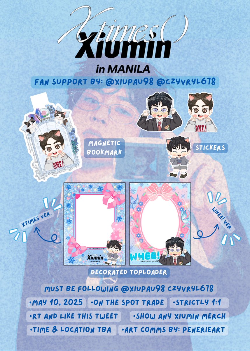 ๐ผ๐๐๐ข (๐ณ )โฐยฒ ๐ซง (@xiupau98) on Twitter photo โ๏ฝกโงหส Always with Xiu~ ษหโง๏ฝกโ
Xiumin Xtimes () in Manila
fan support by: <a href="/xiupau98/">๐ผ๐๐๐ข (๐ณ )โฐยฒ ๐ซง</a> <a href="/Czyvryl678/">๐๐๐๐๐๐๐ ๐ฝ๐๐๐๐๐</a>
โ๐ rt and like
โ๐ show proof on d-day
โ๐ see pubmat for other details
โ๐ fan art by: <a href="/Penerieart/">close</a> ๐
Help us spread ๐ซ๐
<a href="/XIUMIN_INB100/">XIUMIN_official</a>
#XIUMIN #์์ฐ๋ฏผ #XtimesMANILA โ๏ฝกโงหส Always with Xiu~ ษหโง๏ฝกโ
Xiumin Xtimes () in Manila
fan support by: <a href="/xiupau98/">๐ผ๐๐๐ข (๐ณ )โฐยฒ ๐ซง</a> <a href="/Czyvryl678/">๐๐๐๐๐๐๐ ๐ฝ๐๐๐๐๐</a>
โ๐ rt and like
โ๐ show proof on d-day
โ๐ see pubmat for other details
โ๐ fan art by: <a href="/Penerieart/">close</a> ๐
Help us spread ๐ซ๐
<a href="/XIUMIN_INB100/">XIUMIN_official</a>
#XIUMIN #์์ฐ๋ฏผ #XtimesMANILA