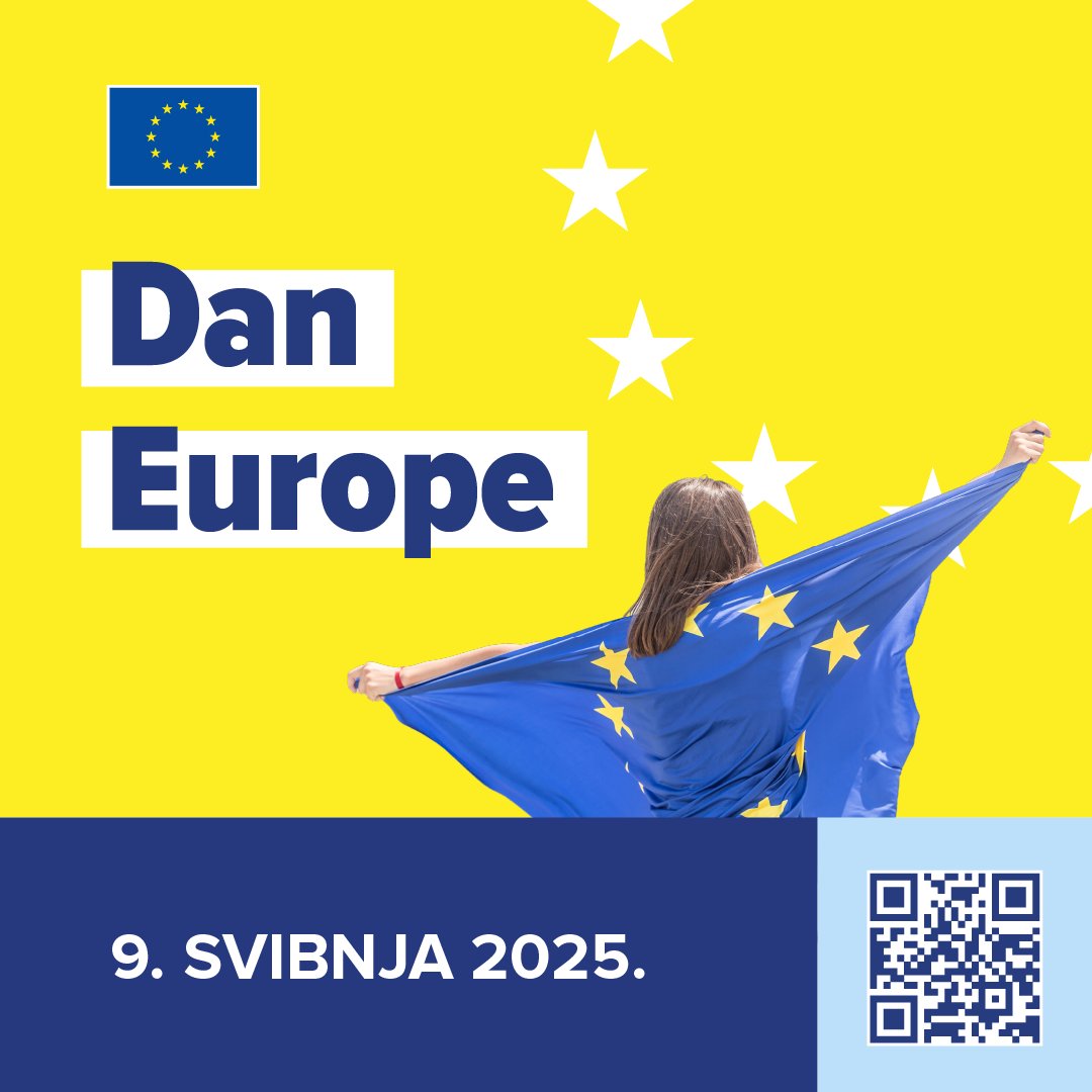 Dan Europe samo što nije! 🇪🇺💫

Zabilježite si:

📅9. svibnja, 16.00 – 23.00
📍 Zagreb, Europski trg 

❓Poslijepodne vas čeka EU kviz i intervjui s veleposlanicima i influencerima 

🎶Navečer cupkamo uz koncert Miach i Hiljson Mandela   

#DanEurope
