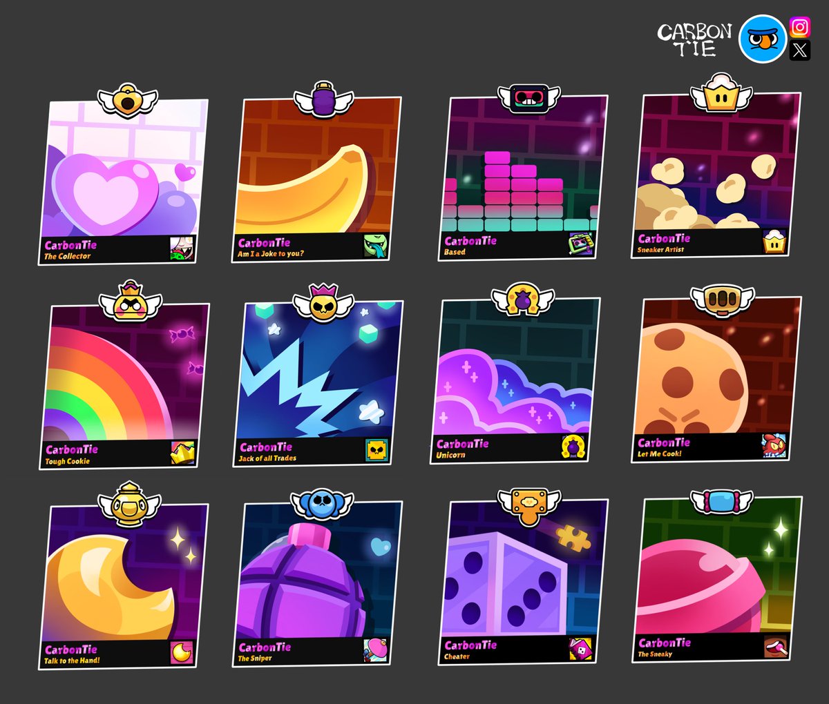 With Pearl’s Battle Banner, that makes 12 in total for now! Which Brawler Battle Banner is your favorite? 💥
#BrawlStars