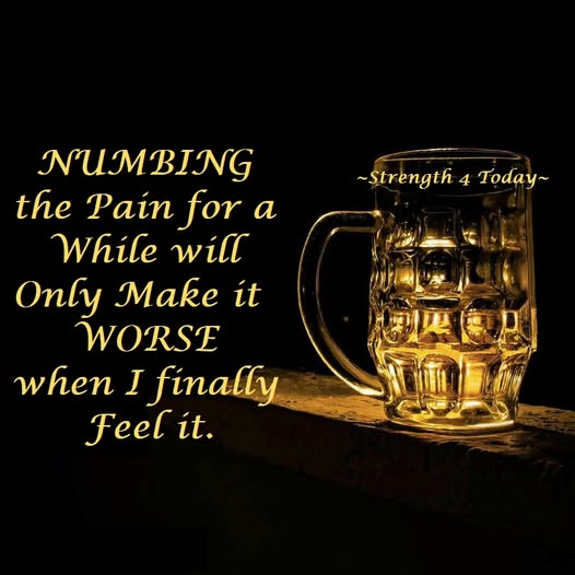 Strengthfor2day's tweet image. NUMBING The Pain For A While
Will Only Make It WORSE When I Finally Feel It.

#Numbing #Pain #TemporaryFix #MakesWorse #FinallyFeel #RecoveryPosse #Strengthfor2day