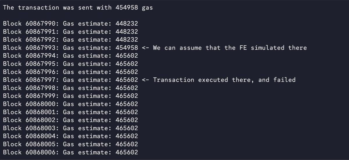 LFJ_gg's tweet photo. We’ve received 5 valid reports related to "out of gas" errors, and here’s what we found:

On average, 0.85% of daily transactions on LFJ fail due to out of gas issues.

This rate spiked to 2.82% on the day of the $BOI launch.

These errors typically occur when the RPC gas estimation call underestimates the actual gas required for inclusion in a block. 

This happens because gas is estimated based on the current block, while the transaction is included in a future block—often under different network conditions. 

Underestimations are more common during periods of high volatility.

To mitigate this, we’ve pushed a fix that increases our gas buffer by further overestimating the required gas.

This reduces the likelihood of failed transactions due to gas issues.

Importantly, this change does not result in higher costs for users, as any unused gas is automatically refunded.

At LFJ, we’re committed to delivering a smooth and dependable trading experience. 

We sincerely apologize for the inconvenience and miscommunication, and we thank everyone who helped surface this issue!