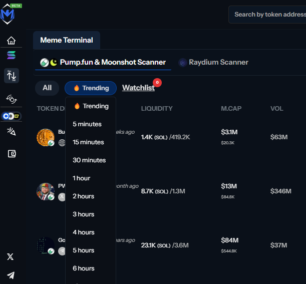 MetadappHQ's tweet photo. How fast can you spot a potential gem (or a rug)?
With Metadapp, sometimes 5 minutes is all it takes.

Metadapp’s Real-Time Token Tracker shows you tokens launched in the past: 
⏱ 5 mins 
⏱ 15 mins 
⏱ 1 hour 
 ⏱ 12 hours 
⏱ 24 hours
👇 https://t.co/wnEnR1I7PC