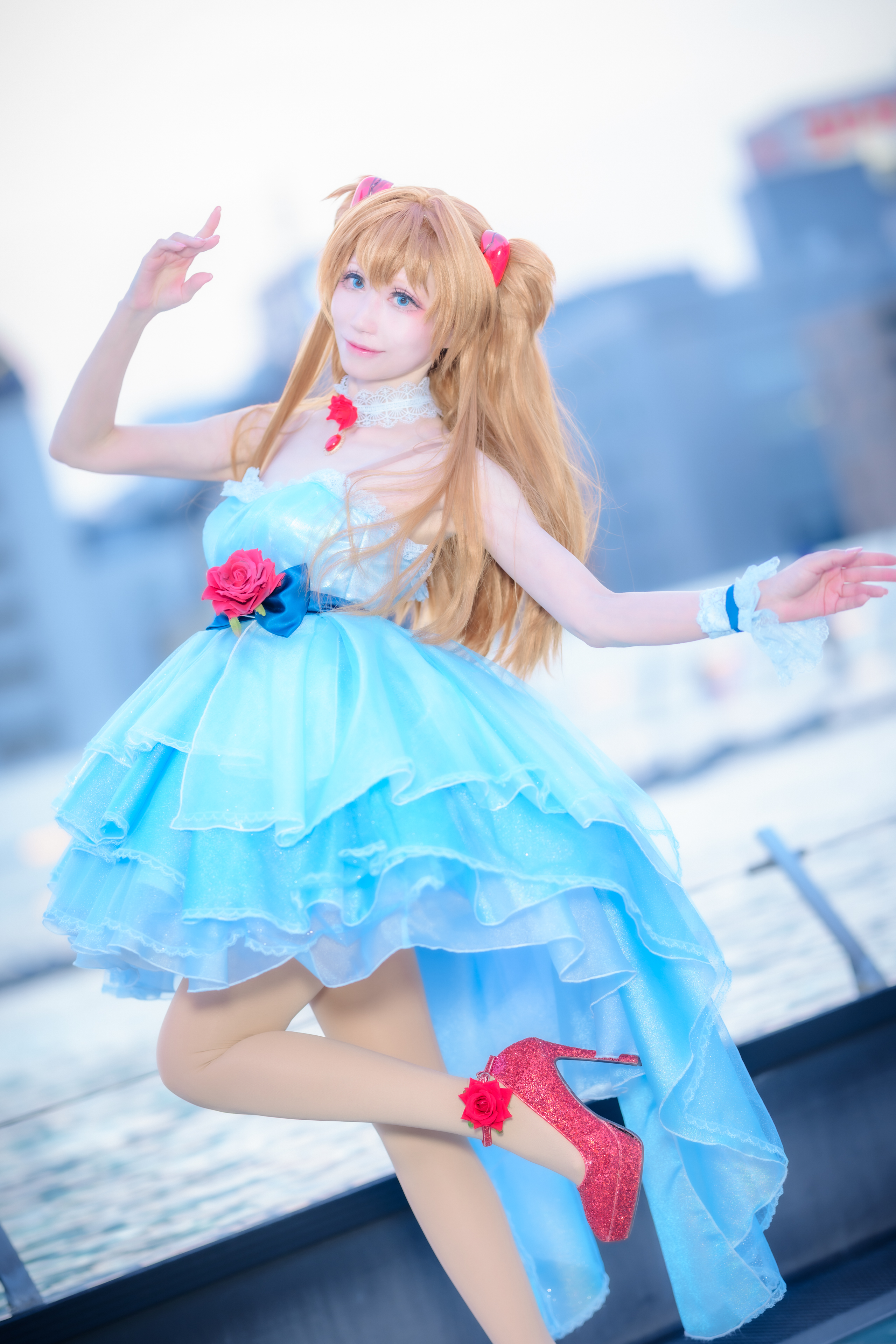 エヴァンゲリオン アスカ prismland コラボ コスプレ