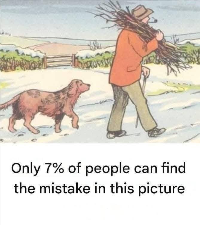 PuppiesIover's tweet image. What is the mistake in this picture ?