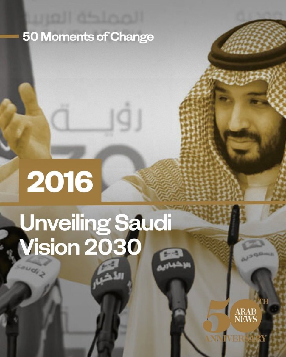 Arab News (@arabnews) on Twitter photo #ArabNews50: here is a throwback to when #SaudiVision2030 was announced back in 2016, how we covered it and what it means for both the Kingdom and the World — by our editor <a href="/FaisalJAbbas/">Faisal J. Abbas | فيصل عبّاس</a> | arabnews.com/node/2597308 #ArabNews50: here is a throwback to when #SaudiVision2030 was announced back in 2016, how we covered it and what it means for both the Kingdom and the World — by our editor <a href="/FaisalJAbbas/">Faisal J. Abbas | فيصل عبّاس</a> | arabnews.com/node/2597308