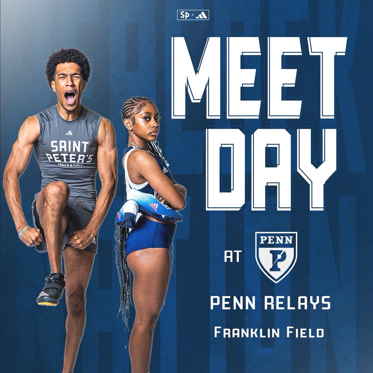 MEET DAY ENERGY 🔥

The Peacocks are ready to take on Day 1 of the Penn Relays!

📍Philadelphia 
⏰ 12 PM
🏟️ Franklin Field
📊flashresults.com 
📺flotrack.org/signup?redirec… 

#StrutUp🦚