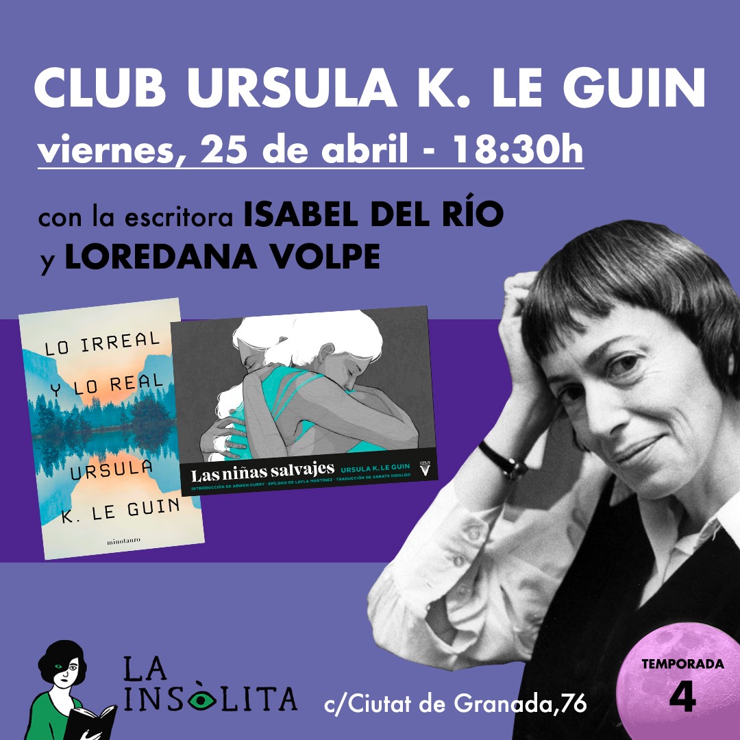 Isabel del Río Sanz (@isabeldlrio) on Twitter photo 📚 En un rato nos vemos en <a href="/LaInsolita_p9/">La Insòlita. Llibreria</a> con <a href="/loredanavolpe/">Loredana Volpe</a> para charlar sobre #UrsulaKLeGuin 👧🏾 📚 En un rato nos vemos en <a href="/LaInsolita_p9/">La Insòlita. Llibreria</a> con <a href="/loredanavolpe/">Loredana Volpe</a> para charlar sobre #UrsulaKLeGuin 👧🏾