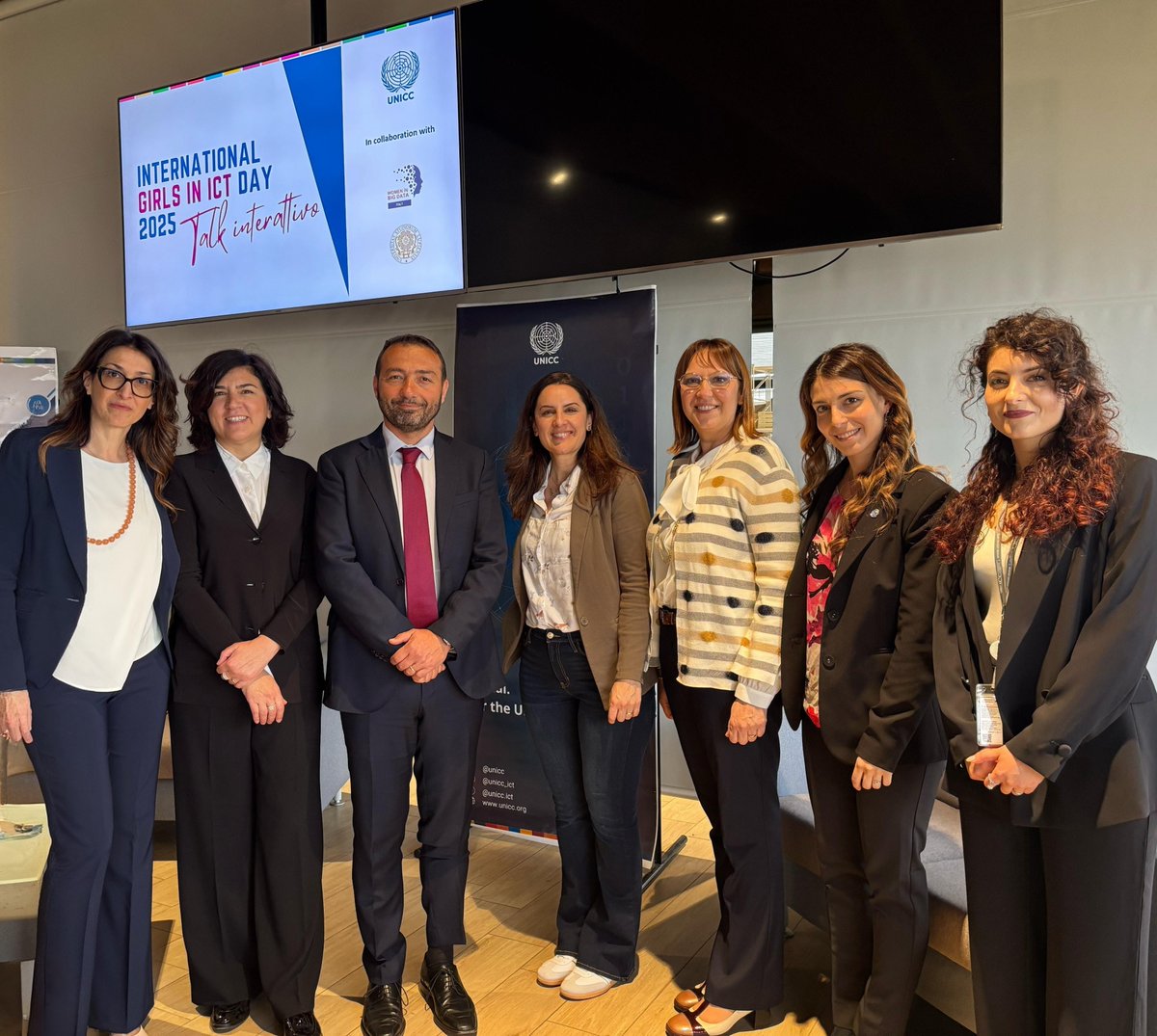 UNICC (@unicc_ict) on Twitter photo To mark yesterday’s #GirlsinICT Day 2025, our Brindisi office joined <a href="/unisalento/">UniSalento</a> and <a href="/DataWomen/">Women in Big Data</a> for an event to advocate for greater inclusion of women in tech. 👩💻👏
Several UNICC colleagues shared inspiring journeys in cybersecurity, app development, leadership, and more. 🤝✨ To mark yesterday’s #GirlsinICT Day 2025, our Brindisi office joined <a href="/unisalento/">UniSalento</a> and <a href="/DataWomen/">Women in Big Data</a> for an event to advocate for greater inclusion of women in tech. 👩💻👏
Several UNICC colleagues shared inspiring journeys in cybersecurity, app development, leadership, and more. 🤝✨