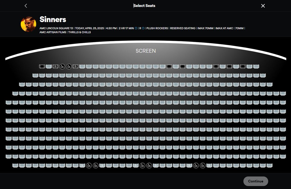MehulRRao's tweet image. #AMC $AMC - #SinnersMovie will be number 1 movie this weekend too with anywhere between $60 - $80 million. All together expecting $130 mil for box office this weekend. I will share other Sinners theaters later too. 🔥🔥🔥
@AMCTheatres @CEOAdam @SinnersMovie