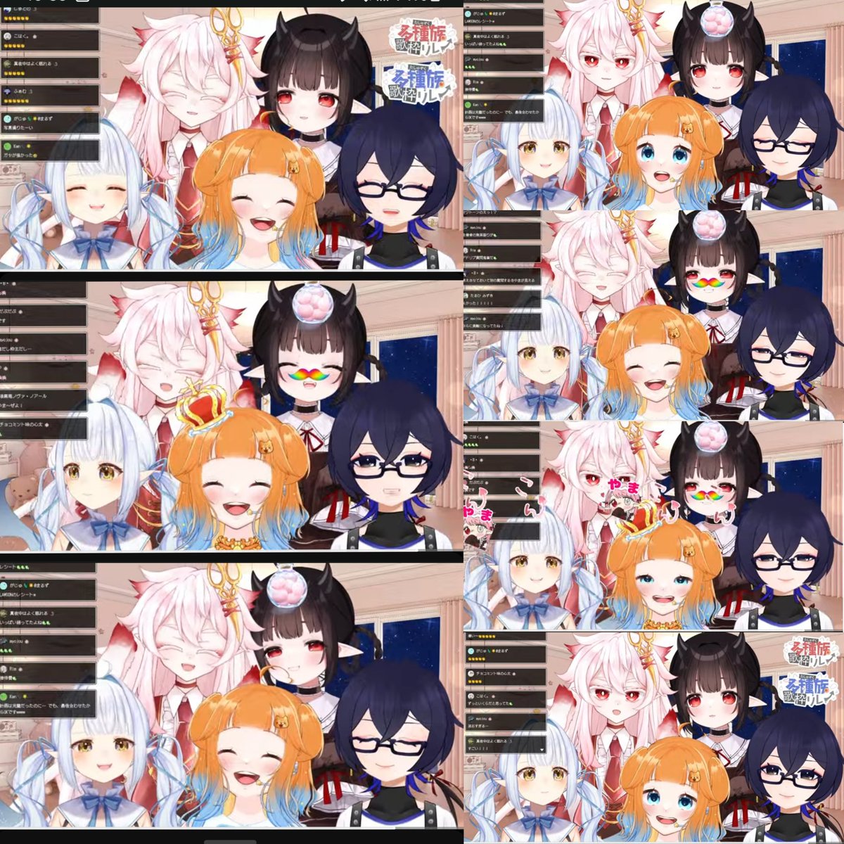 Rinyo_maruru's tweet image. 素敵な企画ありがとう
🐰🐟😈👸🦇
最後の最後まで
楽しかったです🤗❤️
#多種族歌枠リレー
