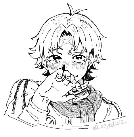 照れ顔👓くん 
