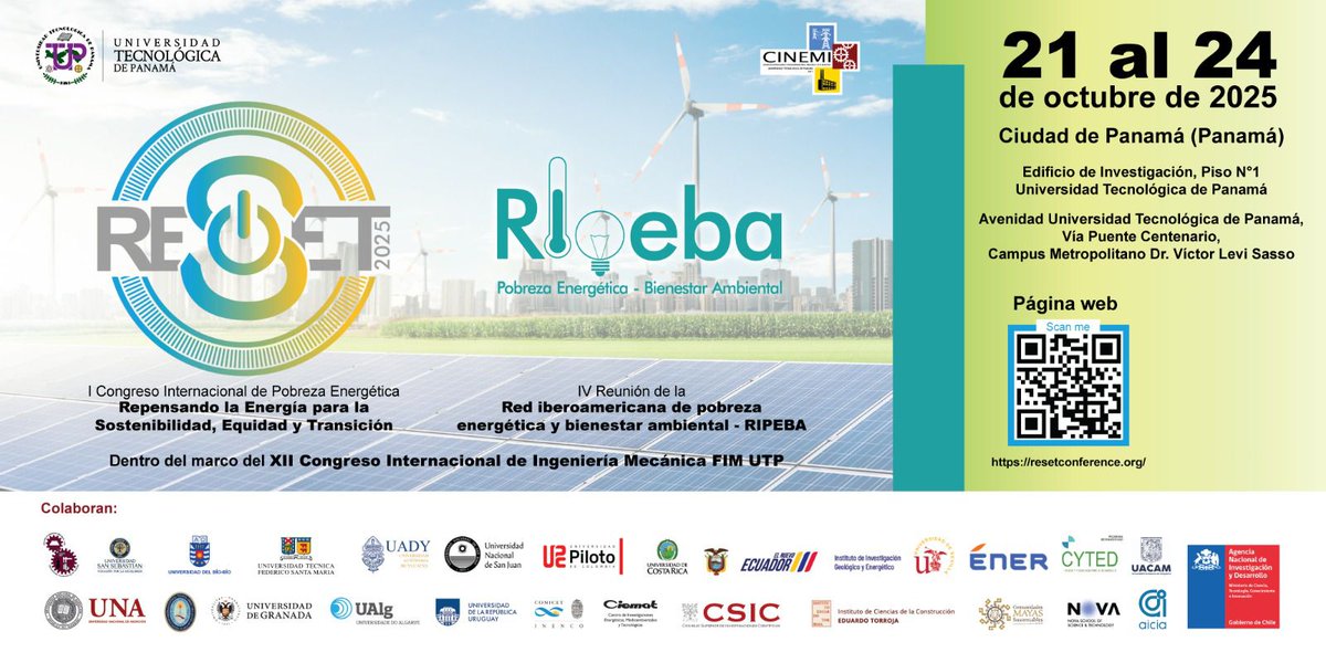 Congreso Internacional RESET 2025
La convocatoria de comunicaciones ya está abierta

📅 Fecha límite para el envío de resúmenes: 31 de mayo de 2025
📄 Más información y bases de la convocatoria: resetconference.org
✉️ Envía tu propuesta aquí: resetconference.org/registro/