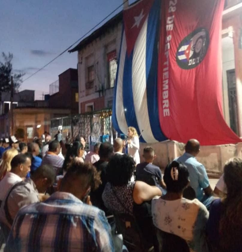 En Las Cañas, del Cerro, realizamos un barrio debate contra las drogas. #Cuba #CDRCuba #NoALasDrogas #ContraLasDrogasSeGana