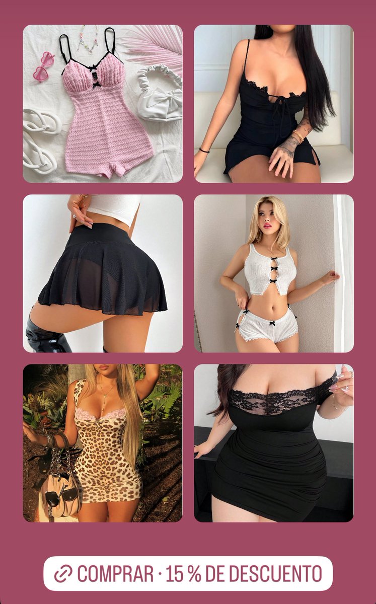 Chicos, necesito vuestra ayuda! 😍 Quiero sentirme sexy en mi próxima salida a un local y estoy pensando en comprar algo en Shein. Qué ropa me recomendáis para un look que robe miradas? Si tenéis algún enlace a prendas específicas, mejor que mejor! 🔥

Me valen vestidos, faldas,