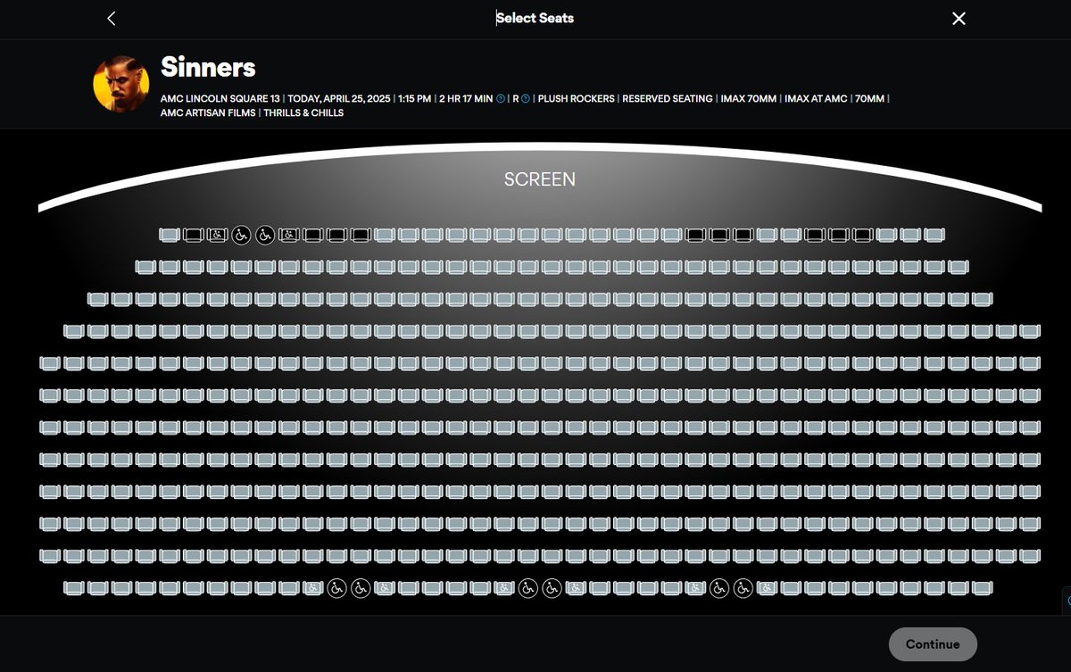 MehulRRao's tweet image. #AMC $AMC - #SinnersMovie will be number 1 movie this weekend too with anywhere between $60 - $80 million. All together expecting $130 mil for box office this weekend. I will share other Sinners theaters later too. 🔥🔥🔥
@AMCTheatres @CEOAdam @SinnersMovie