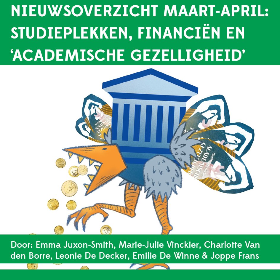 De periode april-maart was, om het licht uit te drukken, een bewogen periode aan de UGent. We vatten de belangrijkste gebeurtenissen samen.

Lees meer via: schamper.ugent.be/editie/656/art…

Beeld: Yanne De Frenne