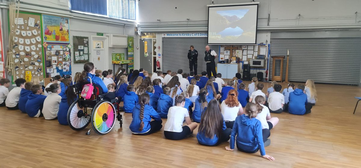 🚓🚔🚨🚓🚔🚨🚔🚨🚓🚔🚨🚓🚔🚨🚓🚔
Thank you to PCSOs Davidson &amp; Doherty who play a vital role in our community. They shared their knowledge around Anti-Social Behaviour with our Year 5 &amp; 6 children and the many ways we can all make Kirkby a better place! 👏👏
<a href="/KnowsleyCouncil/">Knowsley Council</a>