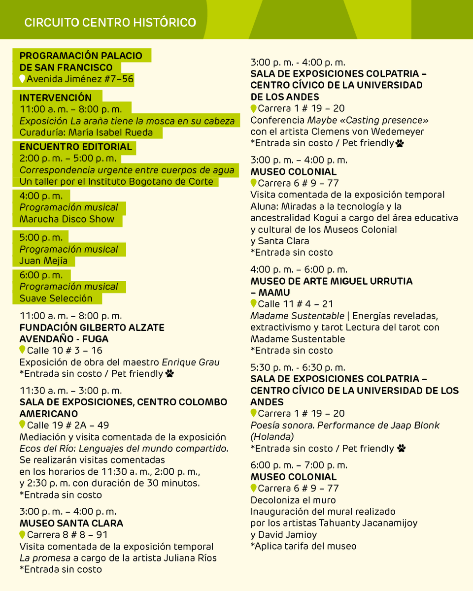 Programa ARTBO tweet media