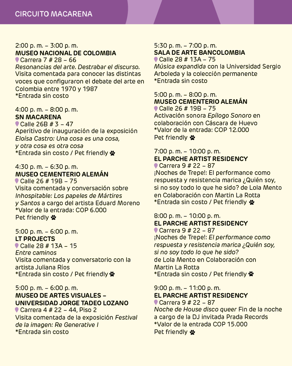 Programa ARTBO tweet media