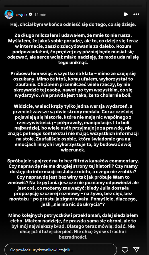 Venek__'s tweet photo. oświadczenie aferowe Czajnika https://t.co/cpdWX00G78