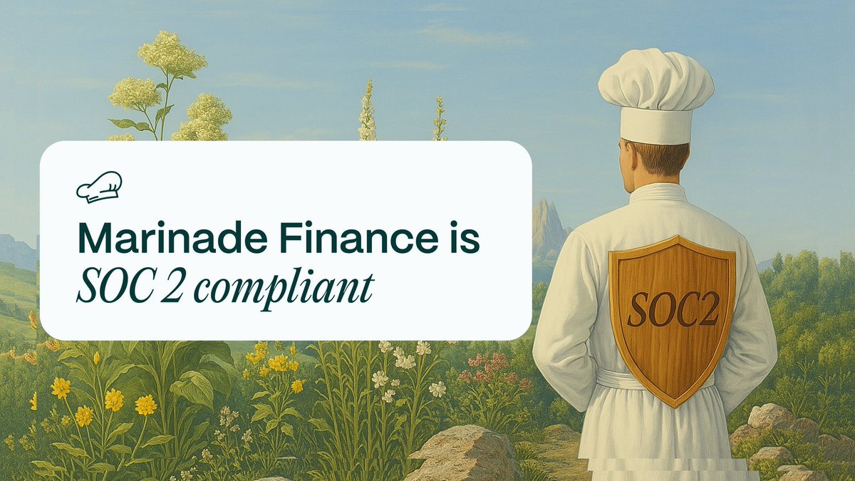 SolanaFloor (@solanafloor) on Twitter photo 🚨NEWS: <a href="/MarinadeFinance/">Marinade 🛡️</a> has officially become SOC 2 Type I compliant, a major milestone in delivering secure, institution-grade staking infrastructure on @Solana, verified by independent auditors at <a href="/BDOCzech/">BDO Czech Republic</a>. 🚨NEWS: <a href="/MarinadeFinance/">Marinade 🛡️</a> has officially become SOC 2 Type I compliant, a major milestone in delivering secure, institution-grade staking infrastructure on @Solana, verified by independent auditors at <a href="/BDOCzech/">BDO Czech Republic</a>.