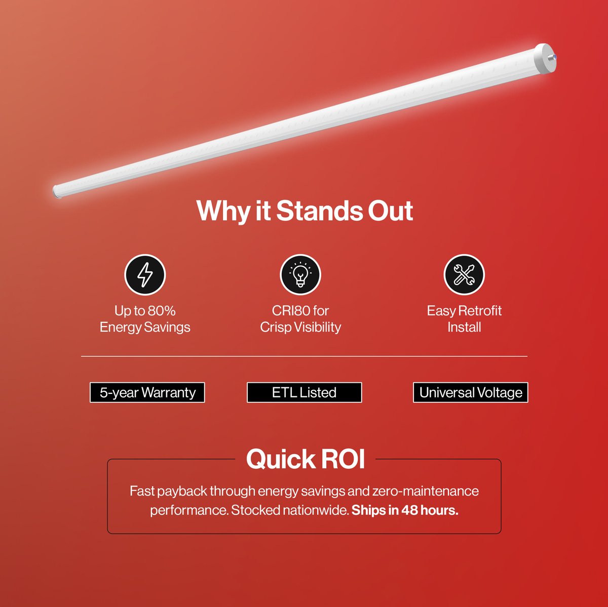 ArchipelagoLED's tweet image. Revolutionize street sign lighting with our T10 Series: ⚡️80% energy savings, 🔍 CRI90 clarity, easy retrofit install, and ETL listed. Perfect for signage, retail, and wayfinding - with 48h delivery and fast ROI. #SignLighting #SmartCities #EnergyEfficiency