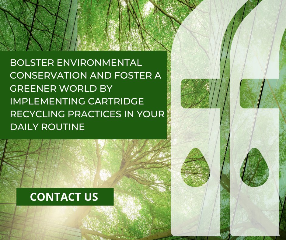 Docutrend's tweet image. Show your commitment to a greener world by recycling your used ink and toner cartridges, reducing waste, and supporting the environment. 

Contact us for help! 

#RecycleForEarth #GreenCommitment #InkAndTonerRecycling #ReduceWaste #SupportTheEnvironment #EcoFriendlyLiving