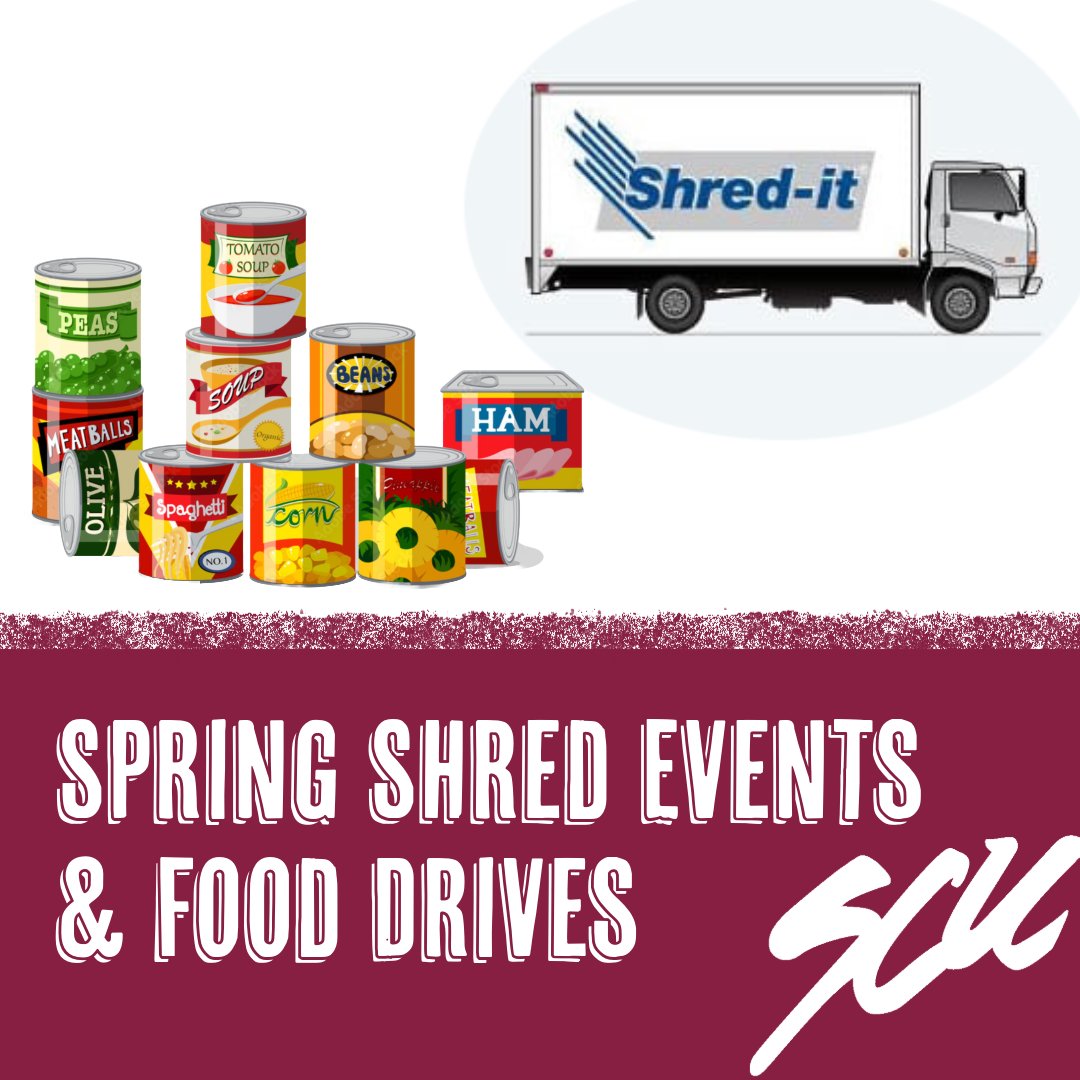 Help protect yourself from identity theft.  Bring 2 canned goods as a donation to a local food bank and we'll shred your old documents on site!  Stop in 6750 Rivers Avenue in North Charleston from 11 a.m. till 2:00 p.m.